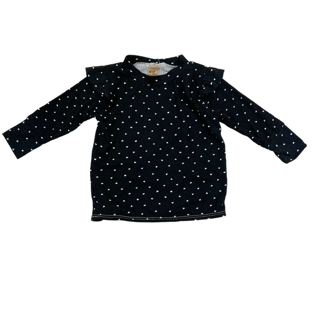 Made By Molly Ribbed Hearts Shirt